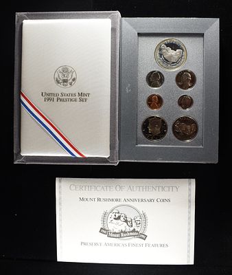 1991-S PRESTIGE SET. TOP RATED AUCTION HOUSE ESTIMATE $100 - $150.