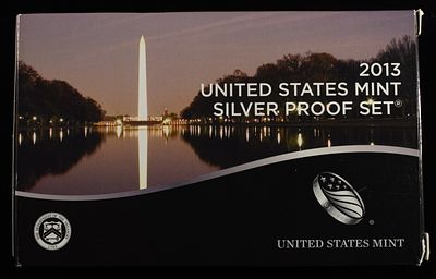 2013 US SILVER PROOF SET. TOP RATED AUCTION HOUSE ESTIMATE $150 - $200.