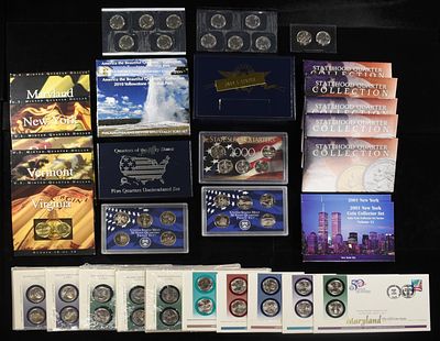 STATE QUARTERS COLLECTORS LOT. INCLUDING (100) QUARTERS ESTIMATE $100 - $150.