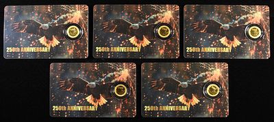 (5) 2026 NIUE 50C 1/1000TH .9999 GOLD. TOP RATED AUCTION HOUSE ESTIMATE $100 - $150.