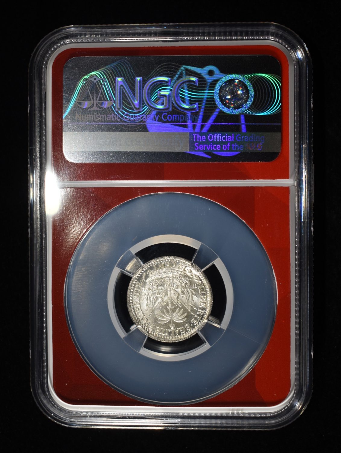 1882 HAITI 10C NGC MS-64