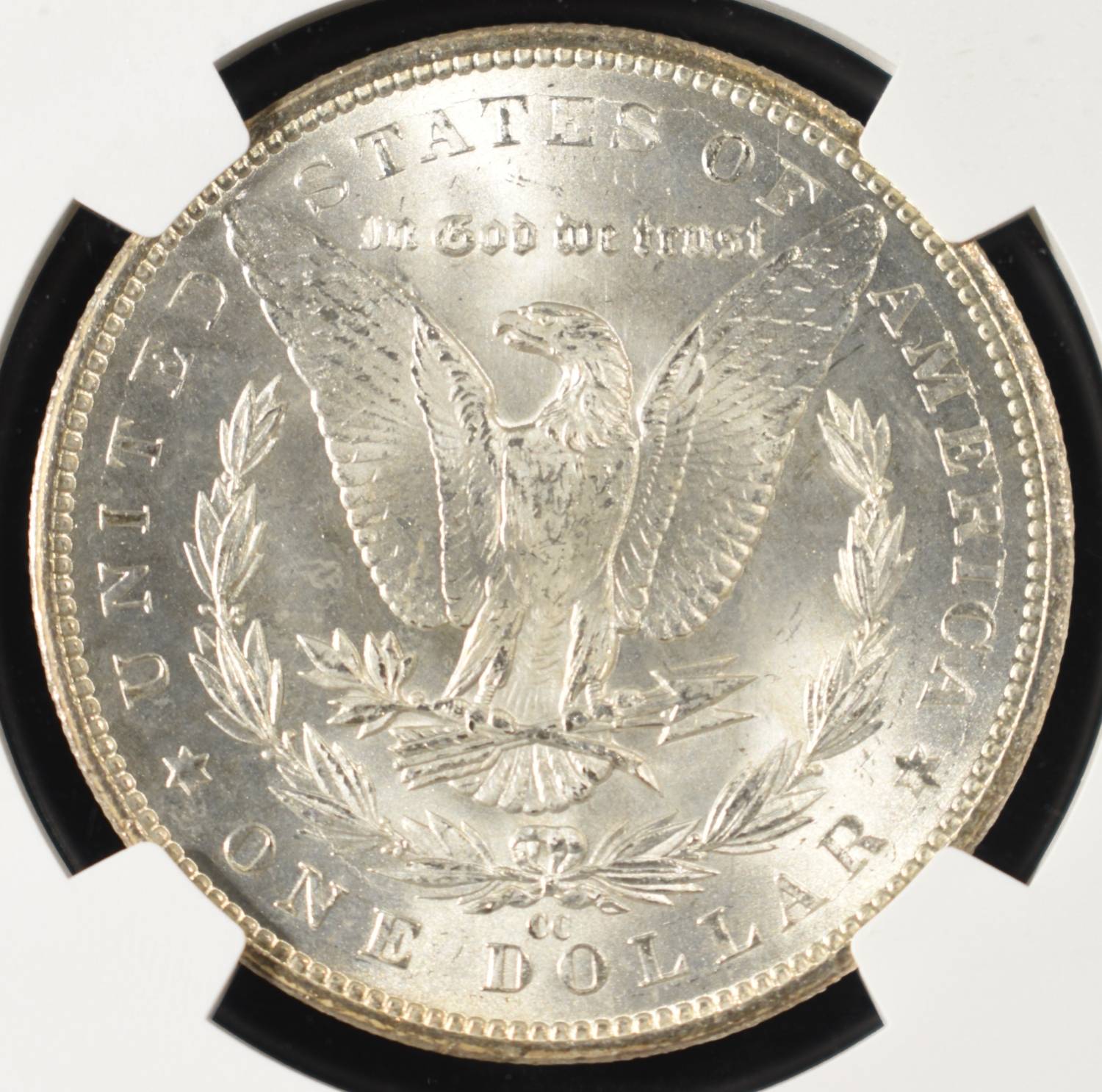 1883-CC MORGAN DOLLAR NGC MS-62