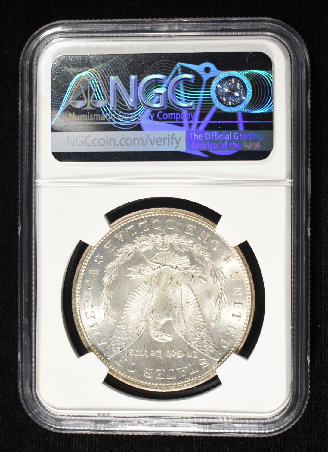 1883-CC MORGAN DOLLAR NGC MS-62