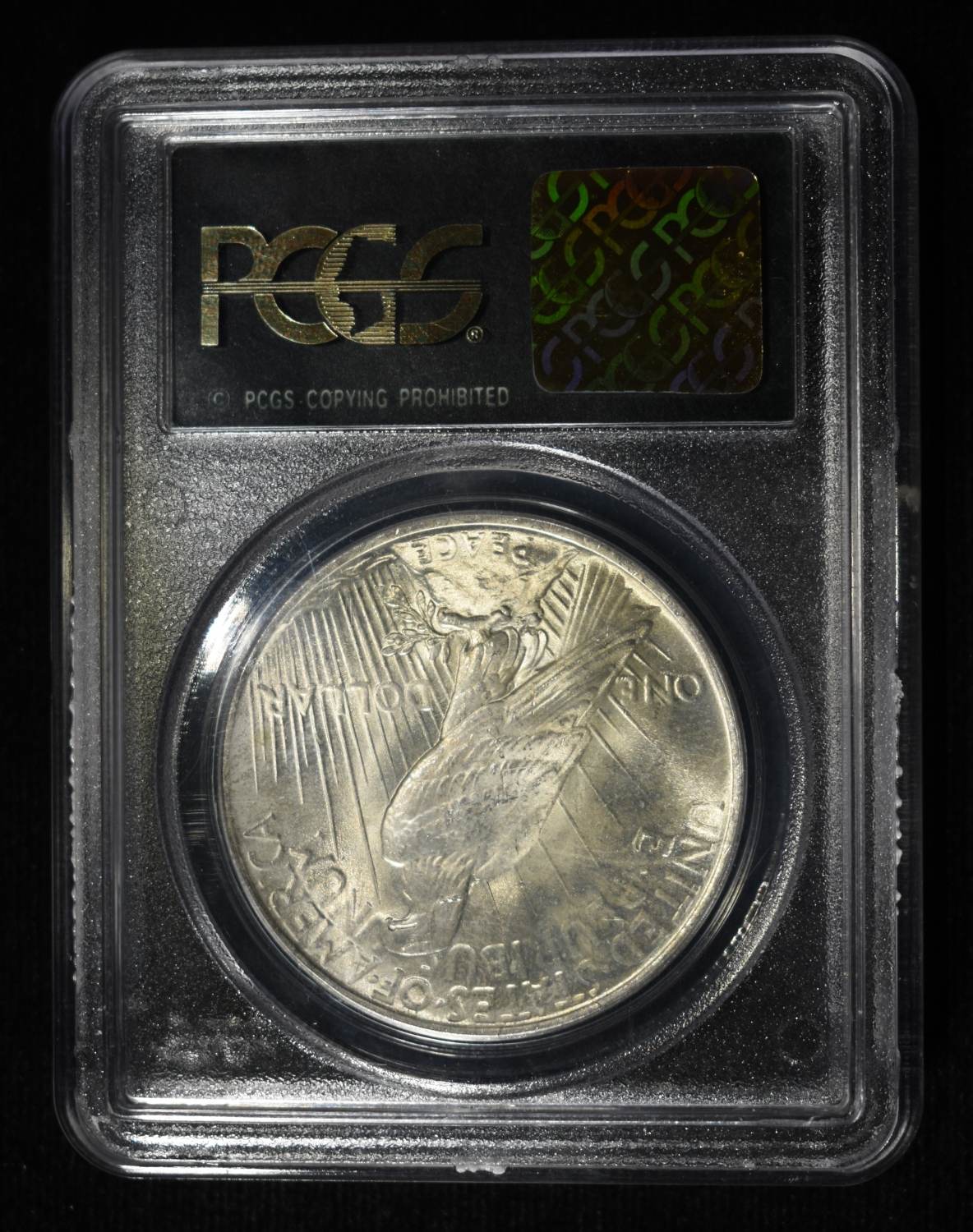 1923 PEACE DOLLAR PCGS MS63