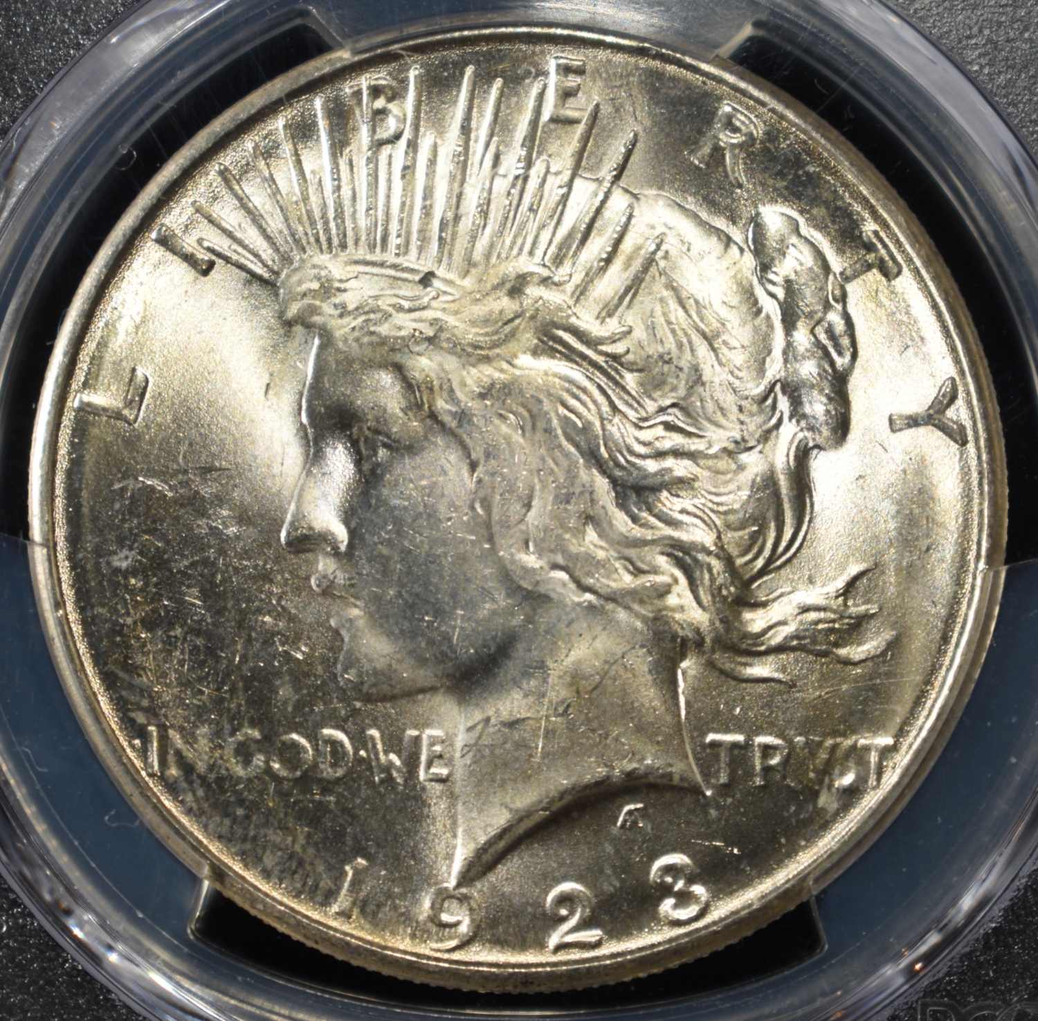 1923-S PEACE DOLLAR PCGS MS-63