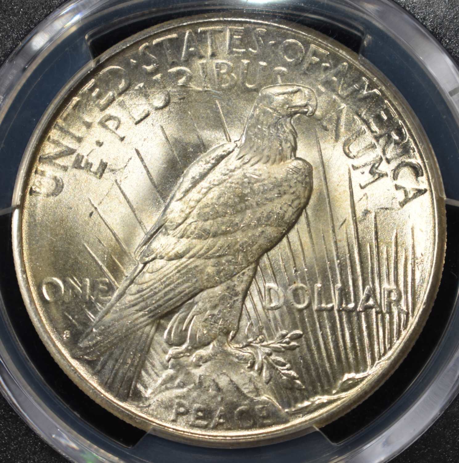 1923-S PEACE DOLLAR PCGS MS-63