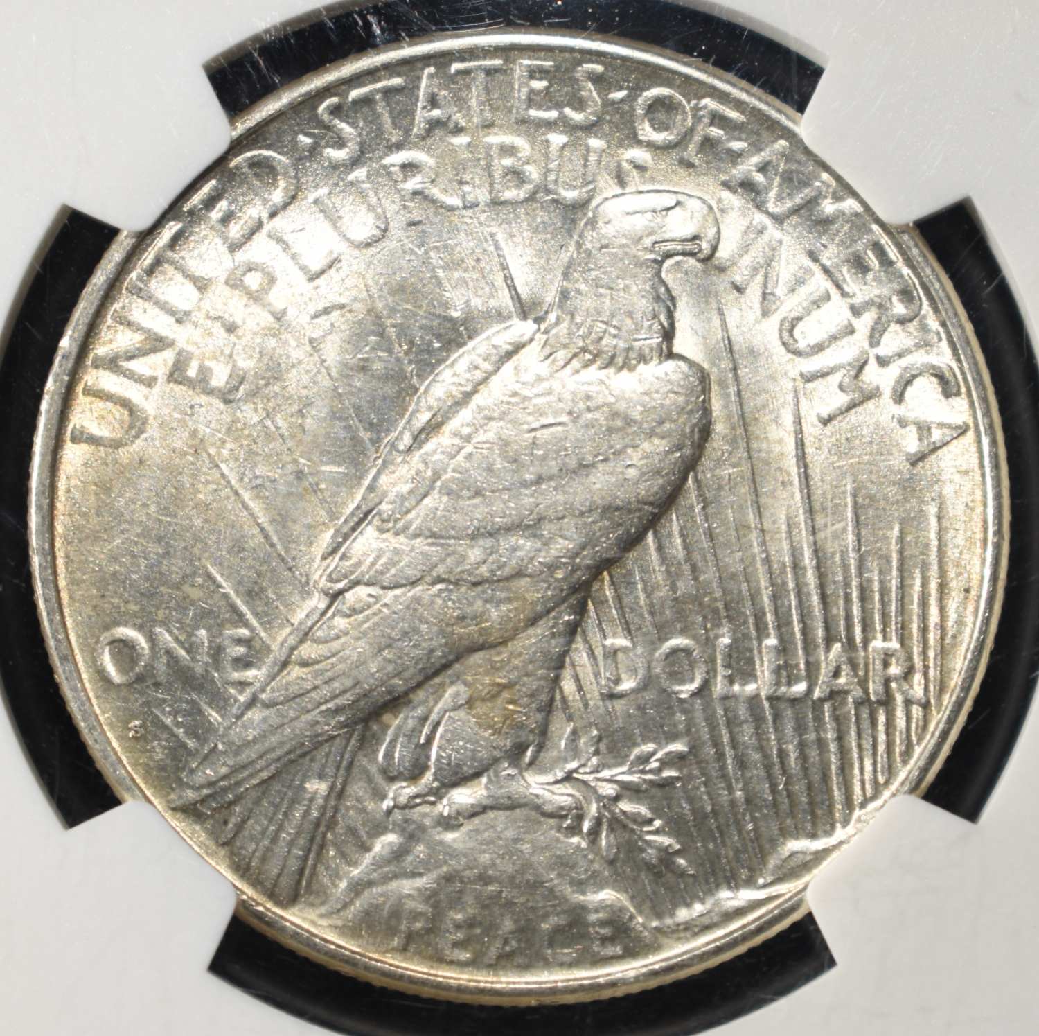 1927-S PEACE DOLLAR NGC AU-55