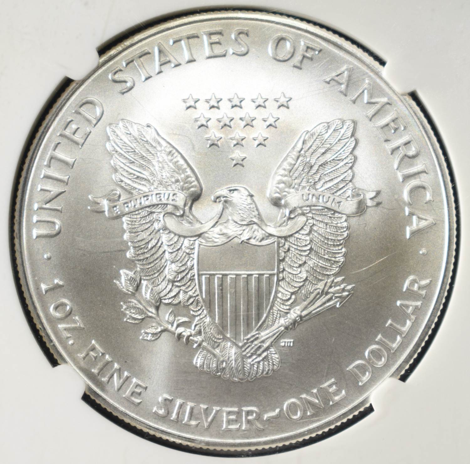 2001 AMERICAN SILVER EAGLE NGC MS69