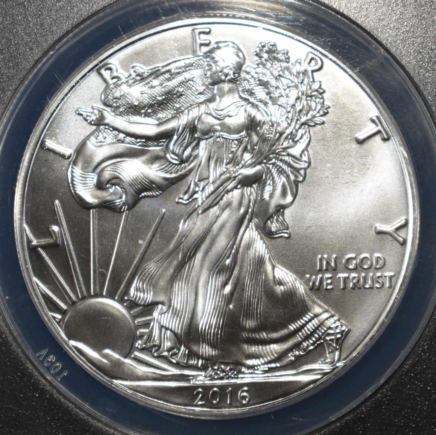2016 (S) AMERICAN SILVER EAGLE ANACS MS69