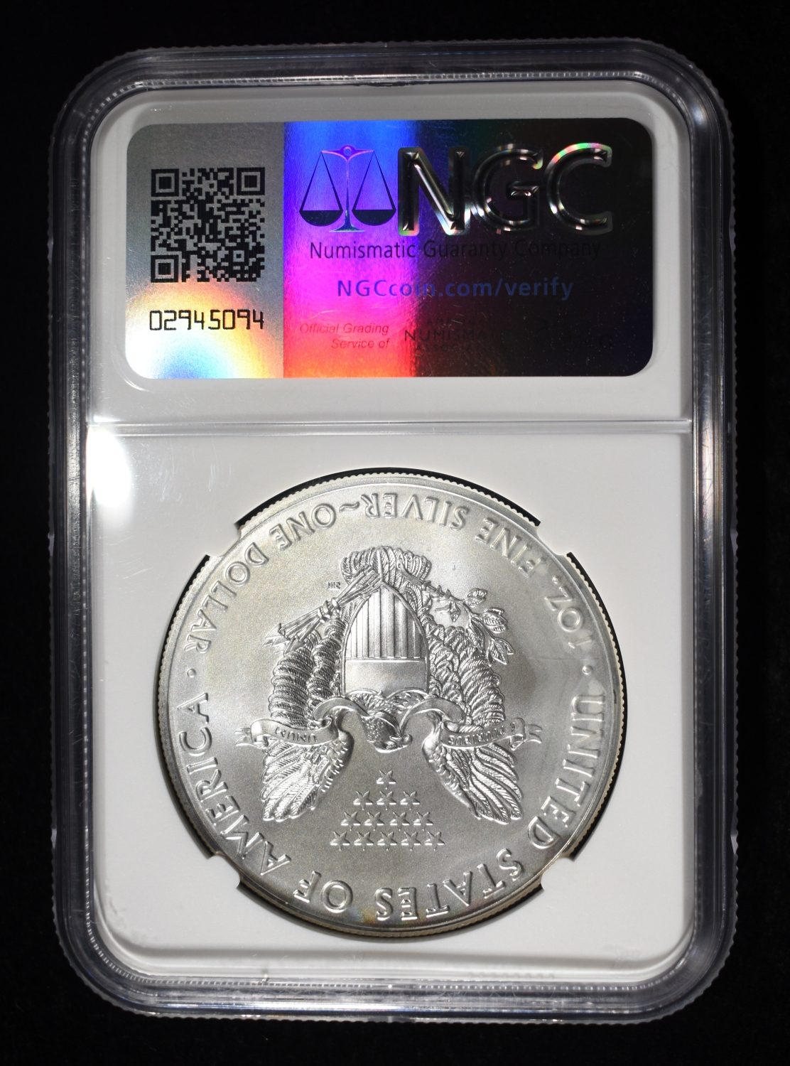 2018 AMERICAN SILVER EAGLE NGC MS69