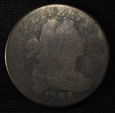1798 LARGE CENT AG. LEADERS IN ON-LINE AUCTIONS ESTIMATE $100 - $130.