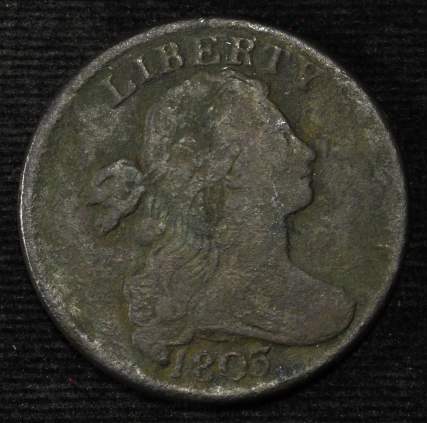 1803 LARGE CENT FINE, DARK