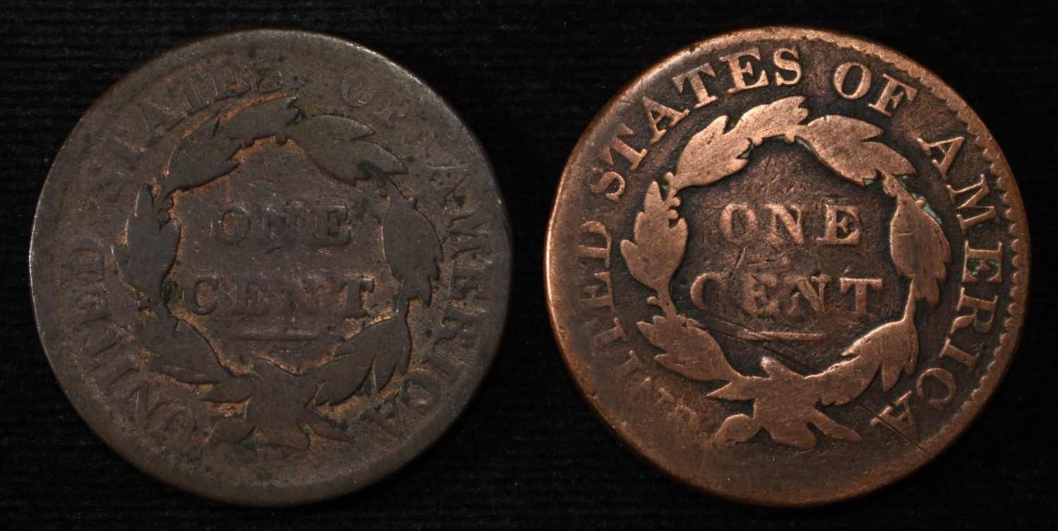 1817 & 1826 LARGE CENTS