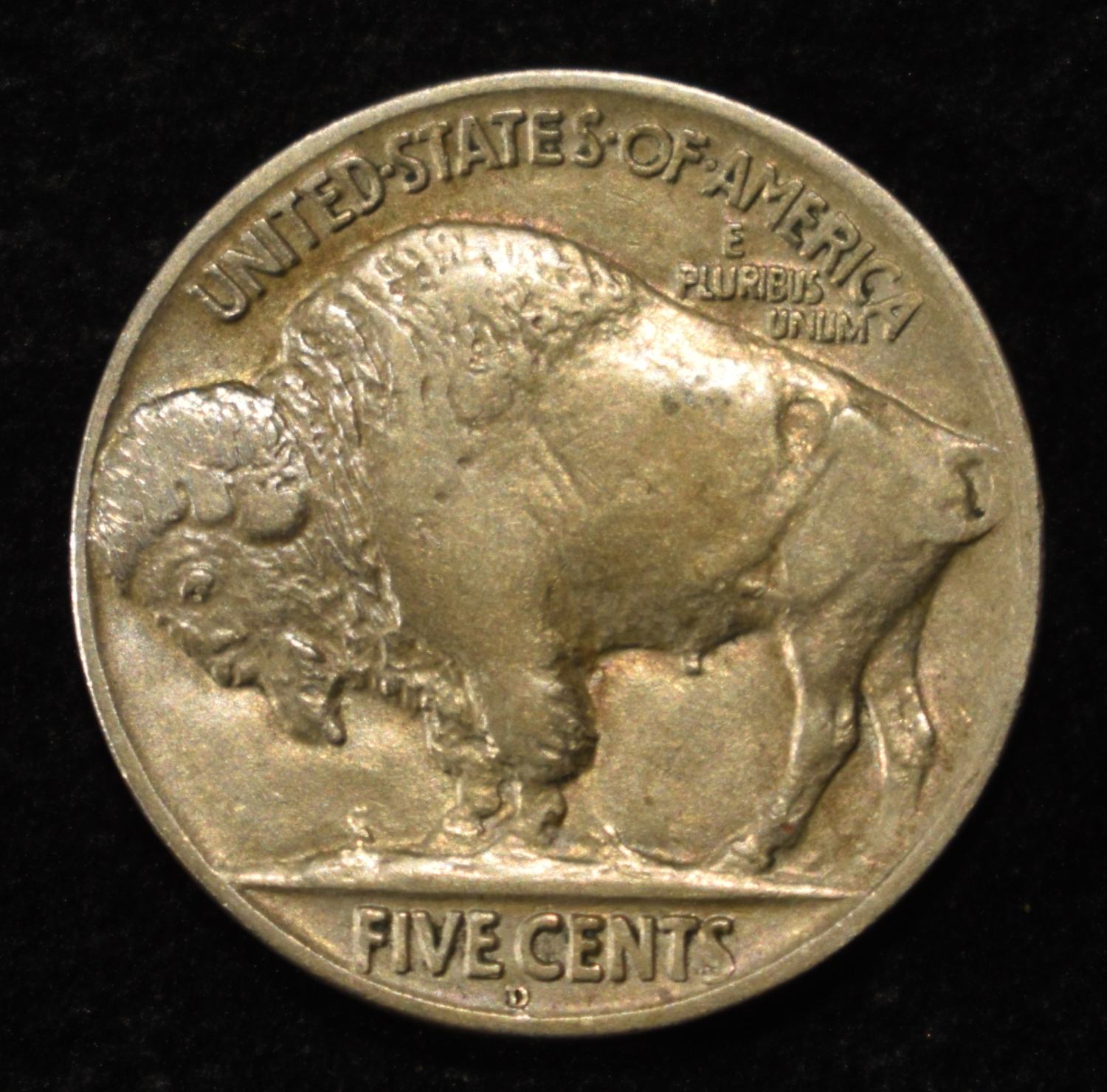 1918-D BUFFALO NICKEL AU