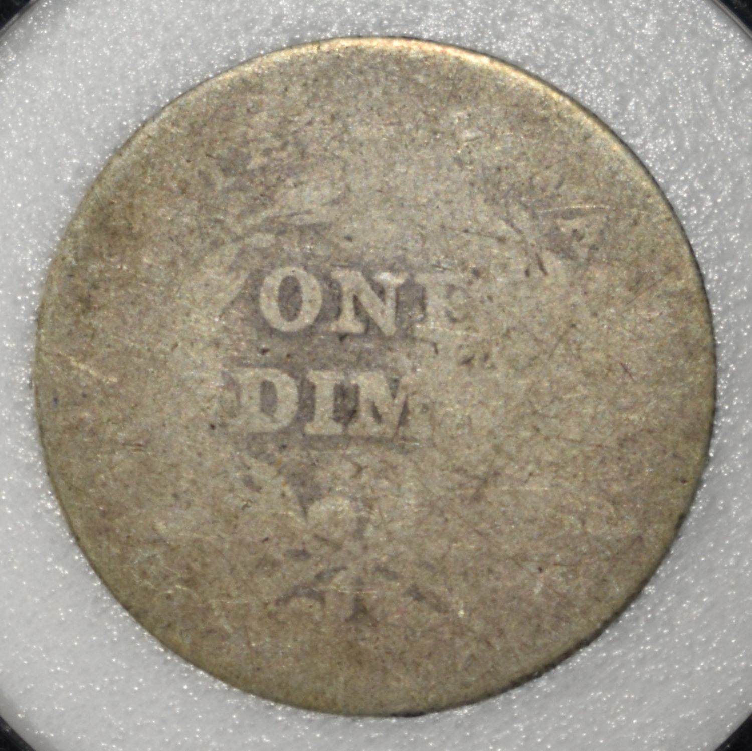 1837 NO STARS SEATED DIME AG