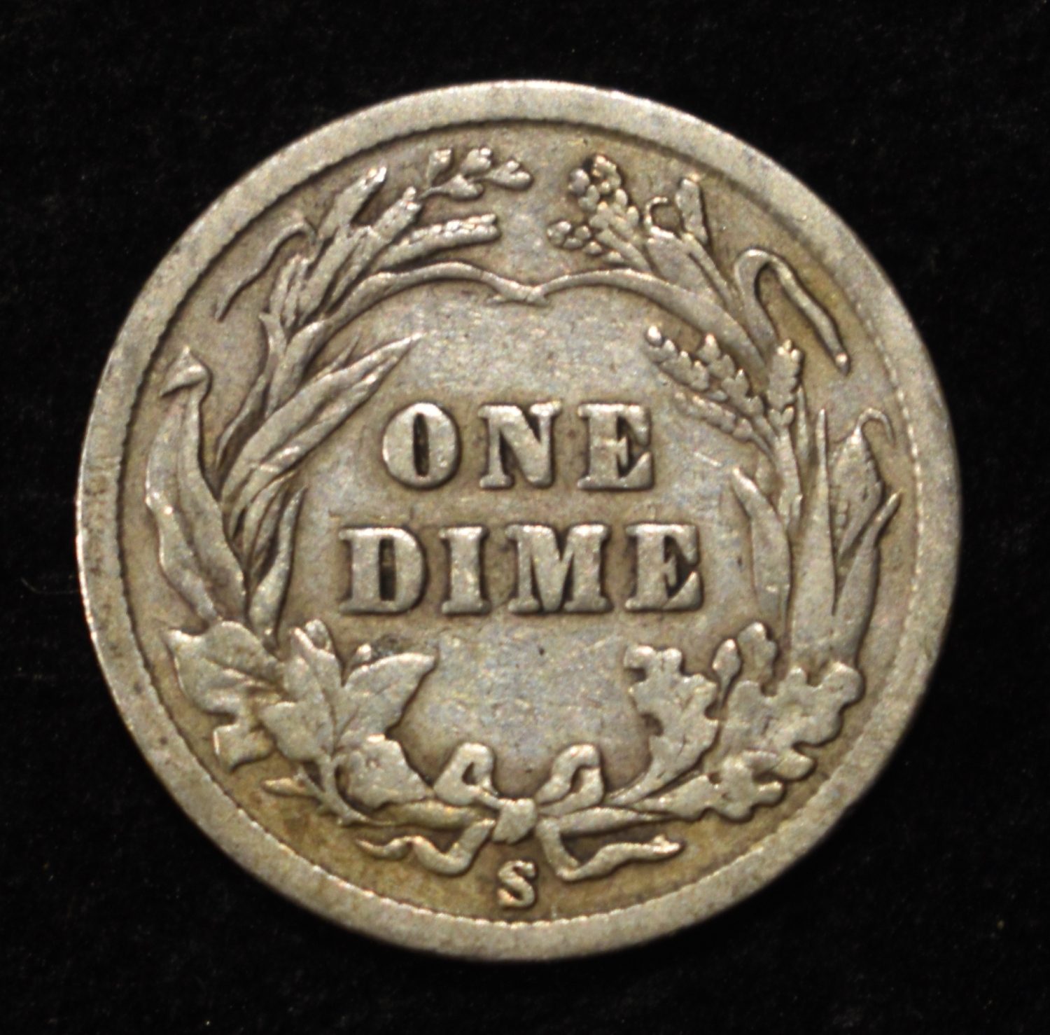 1903-S BARBER DIME FINE