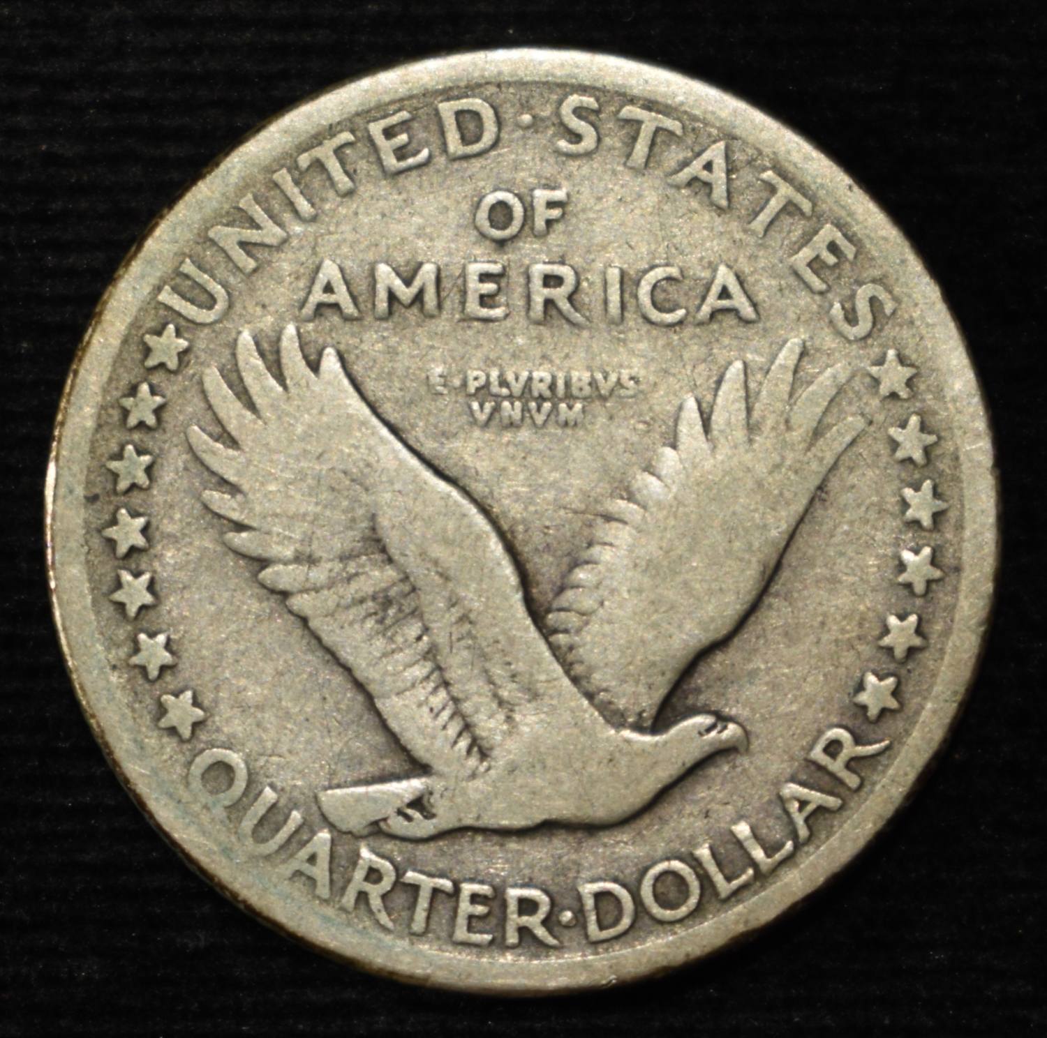 1917-D T-1 STANDING LIBERTY QUARTER VG