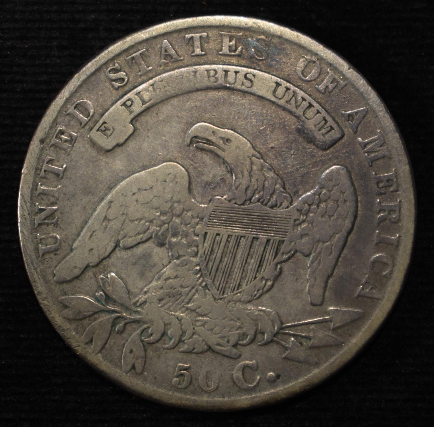 1834 BUST HALF DOLLAR FINE