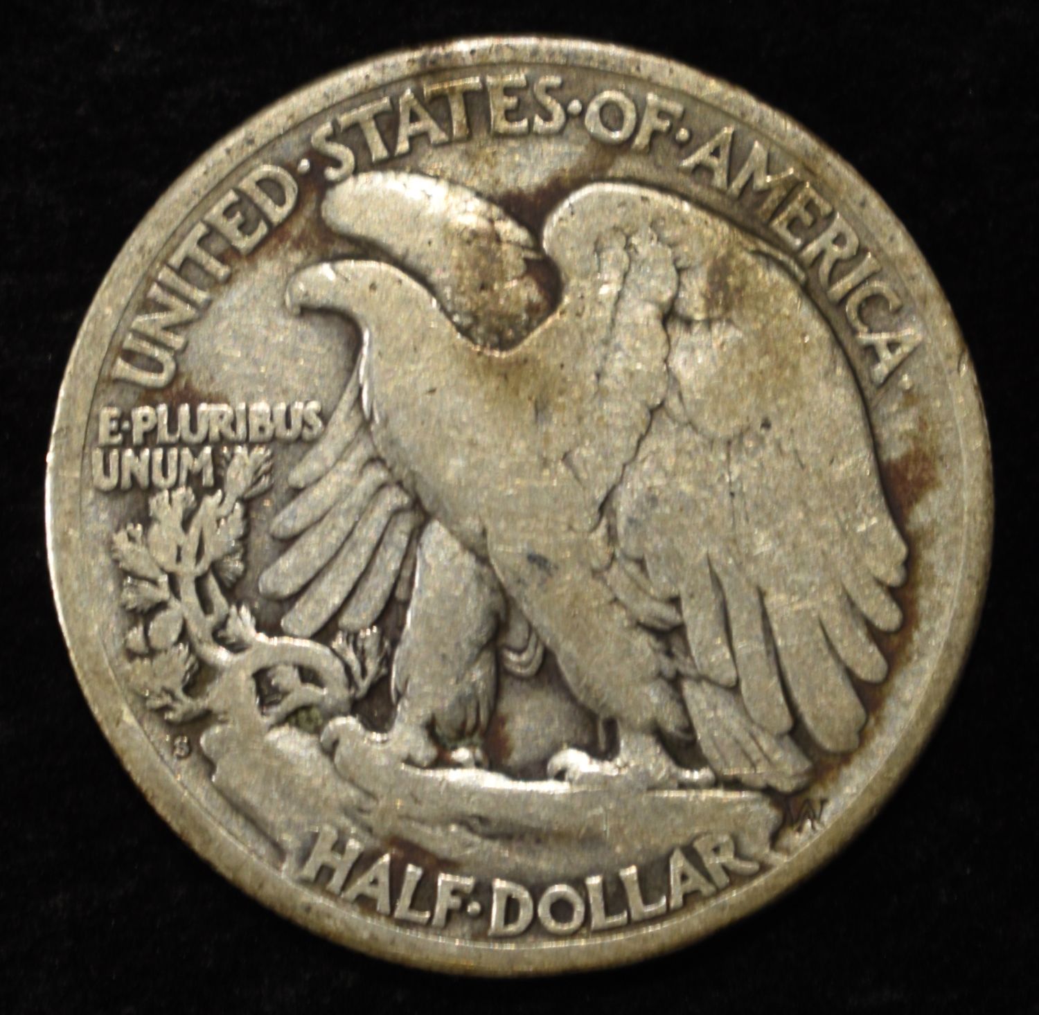 1921-S WALKING LIBERTY HALF DOLLAR VG