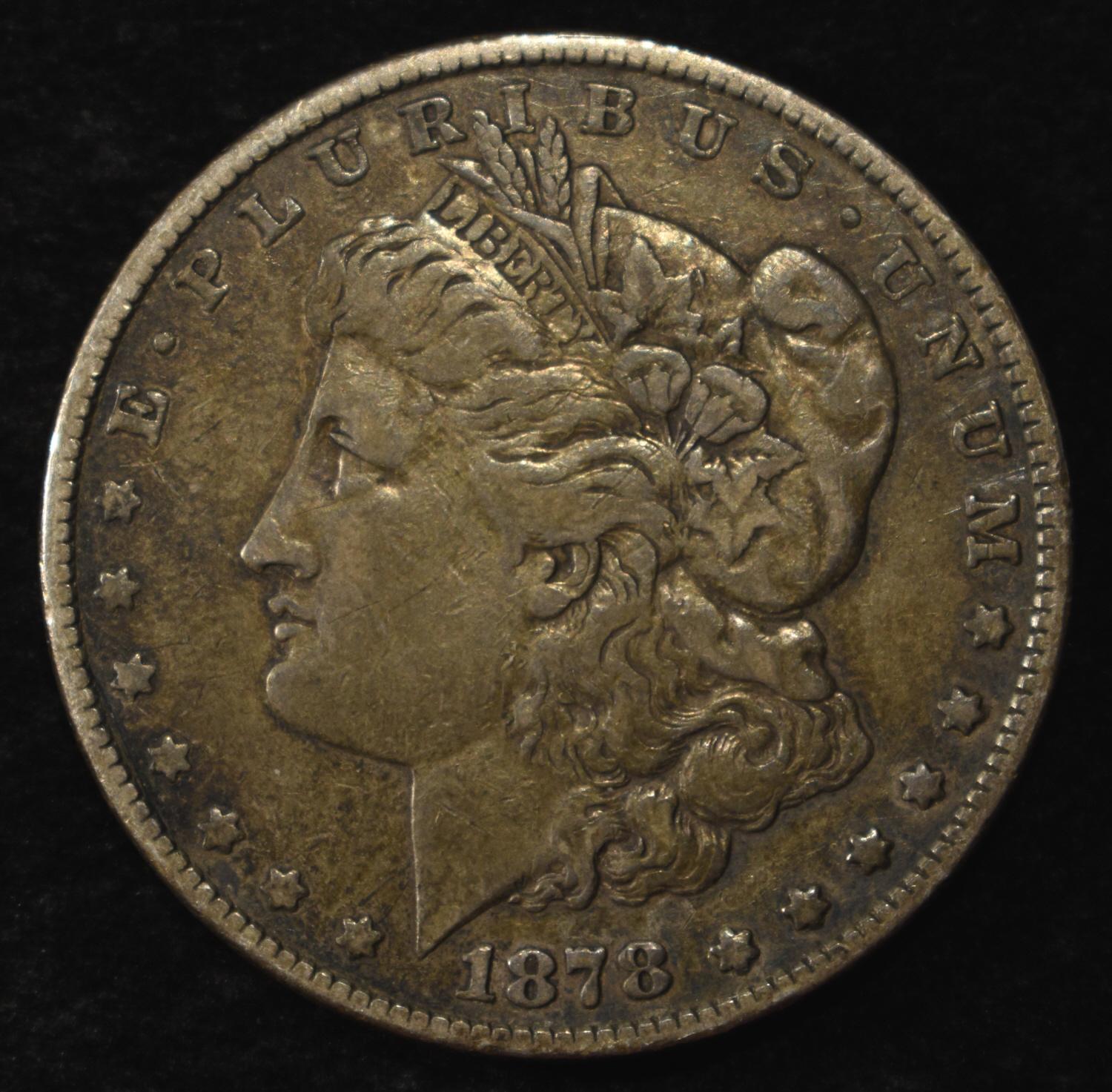 1878 7TF REV. 79 MORGAN DOLLAR XF