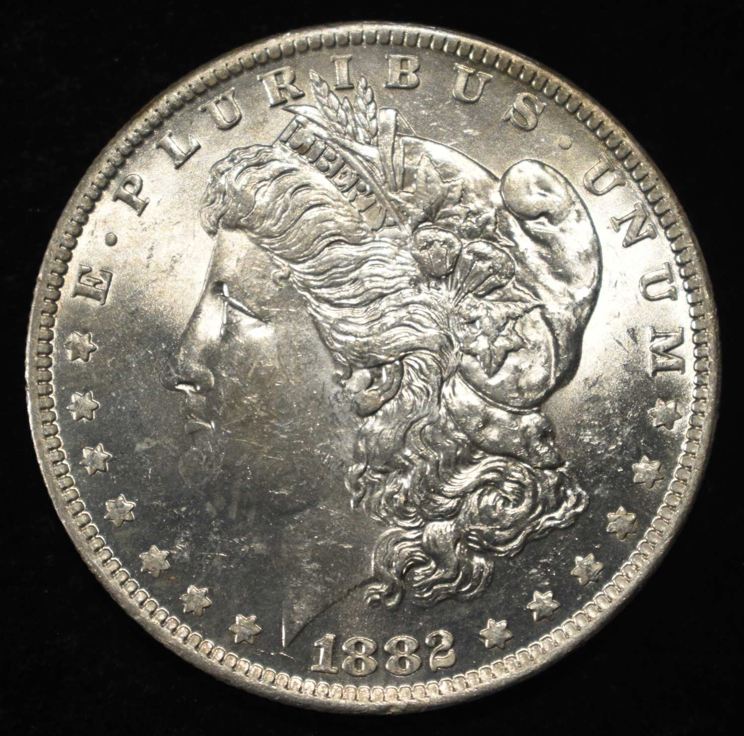1882-O/S MORGAN DOLLAR CH BU