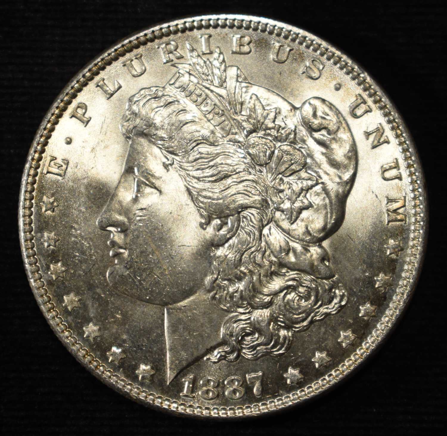 1887 MORGAN DOLLAR CH BU