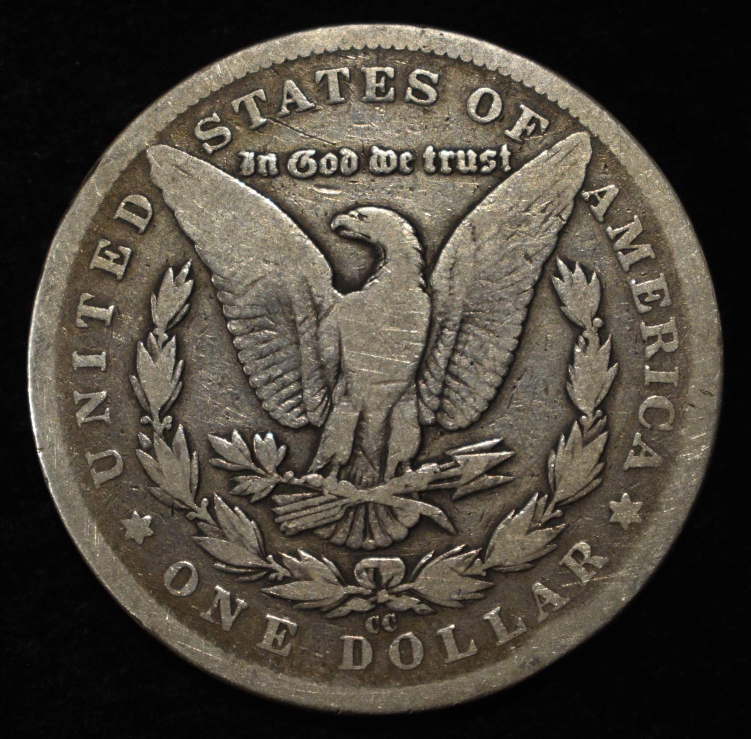 1890-CC MORGAN DOLLAR VG
