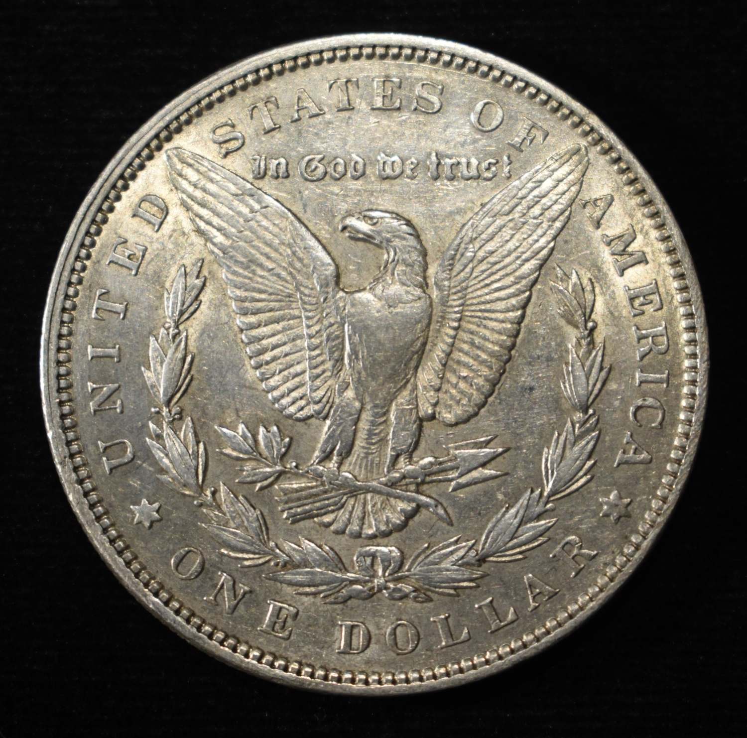 1892 MORGAN DOLLAR AU