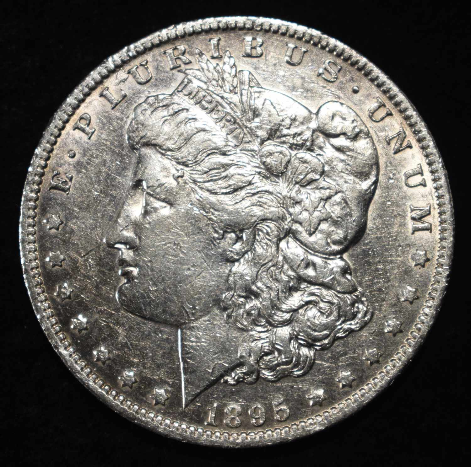 1895-O MORGAN DOLLAR AU