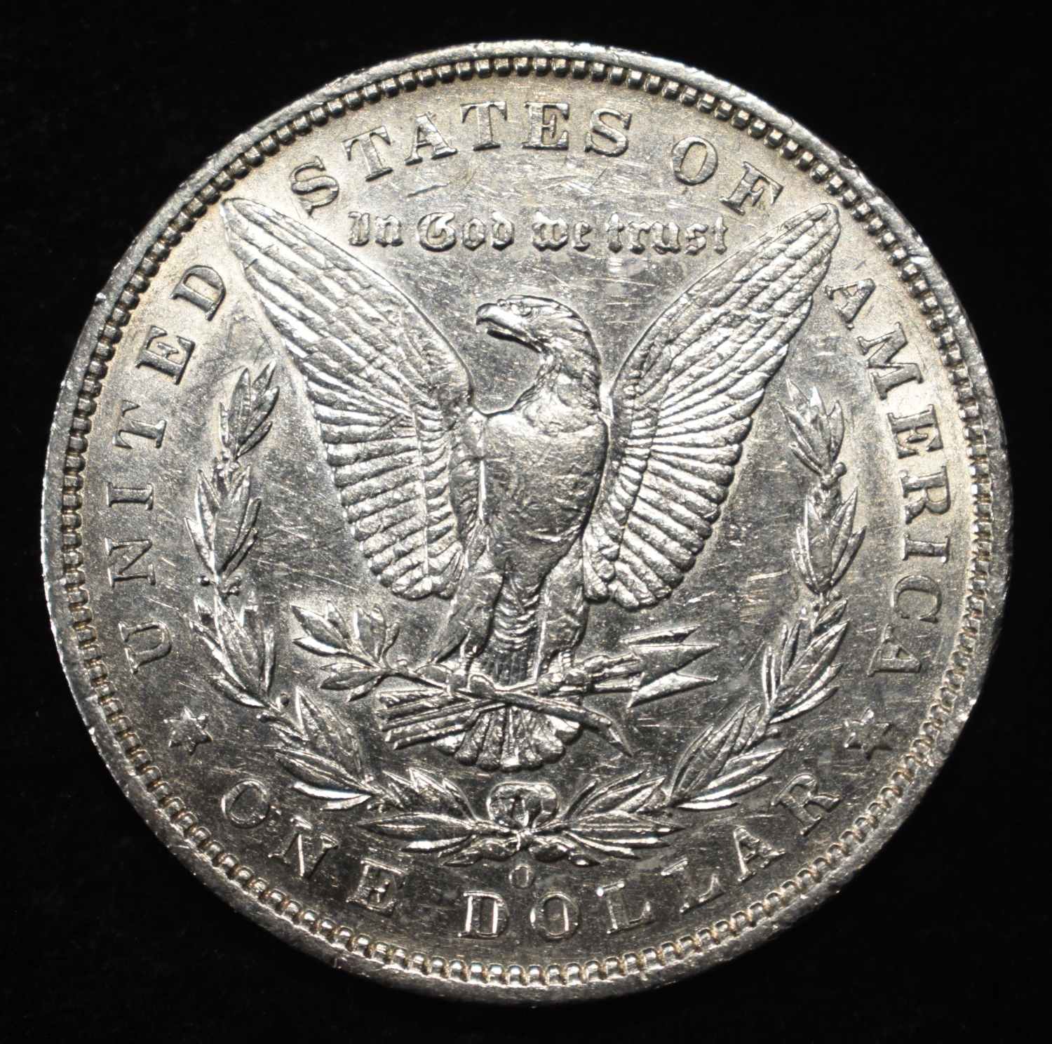 1895-O MORGAN DOLLAR AU
