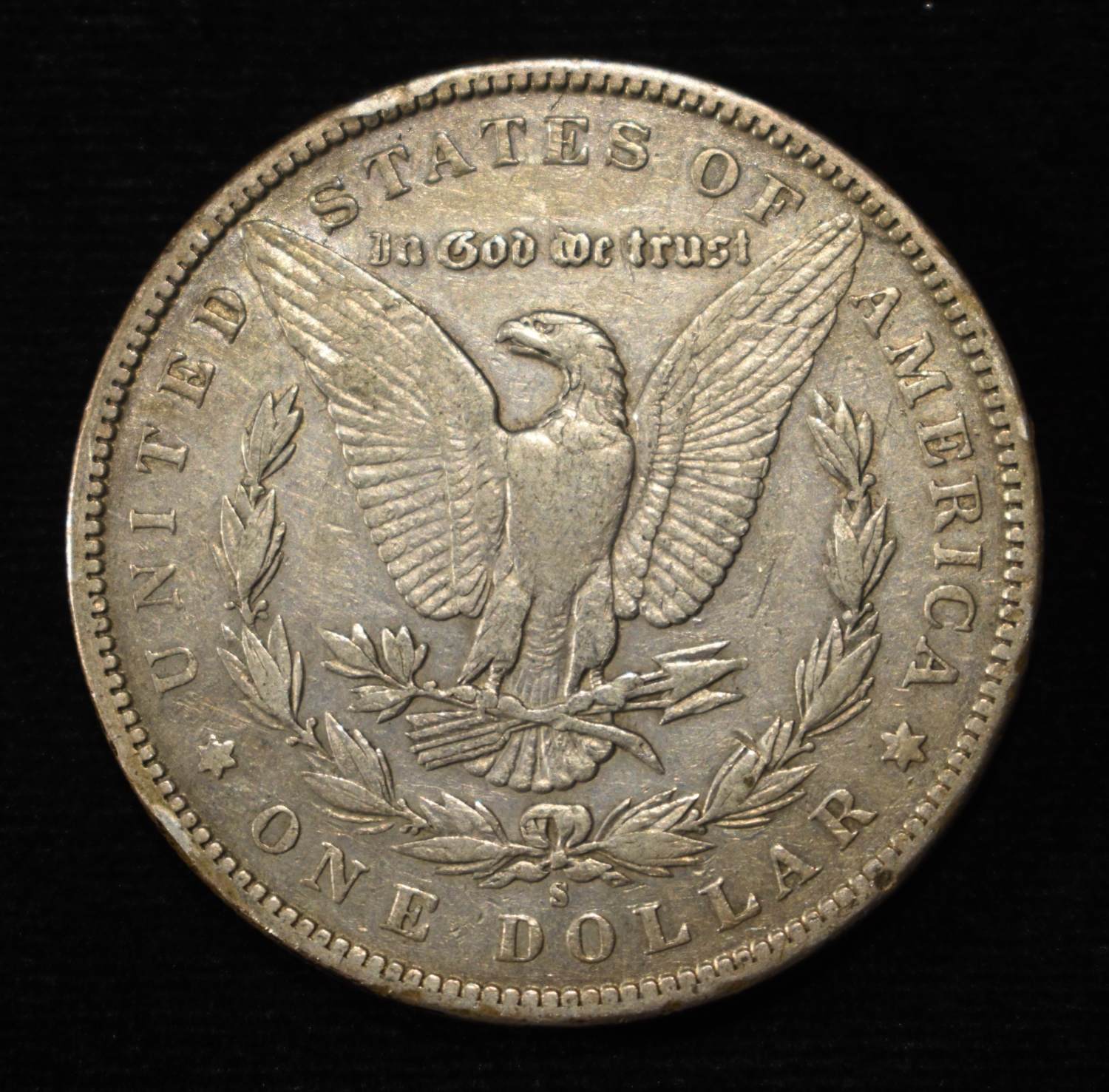 1896-S MORGAN DOLLAR XF
