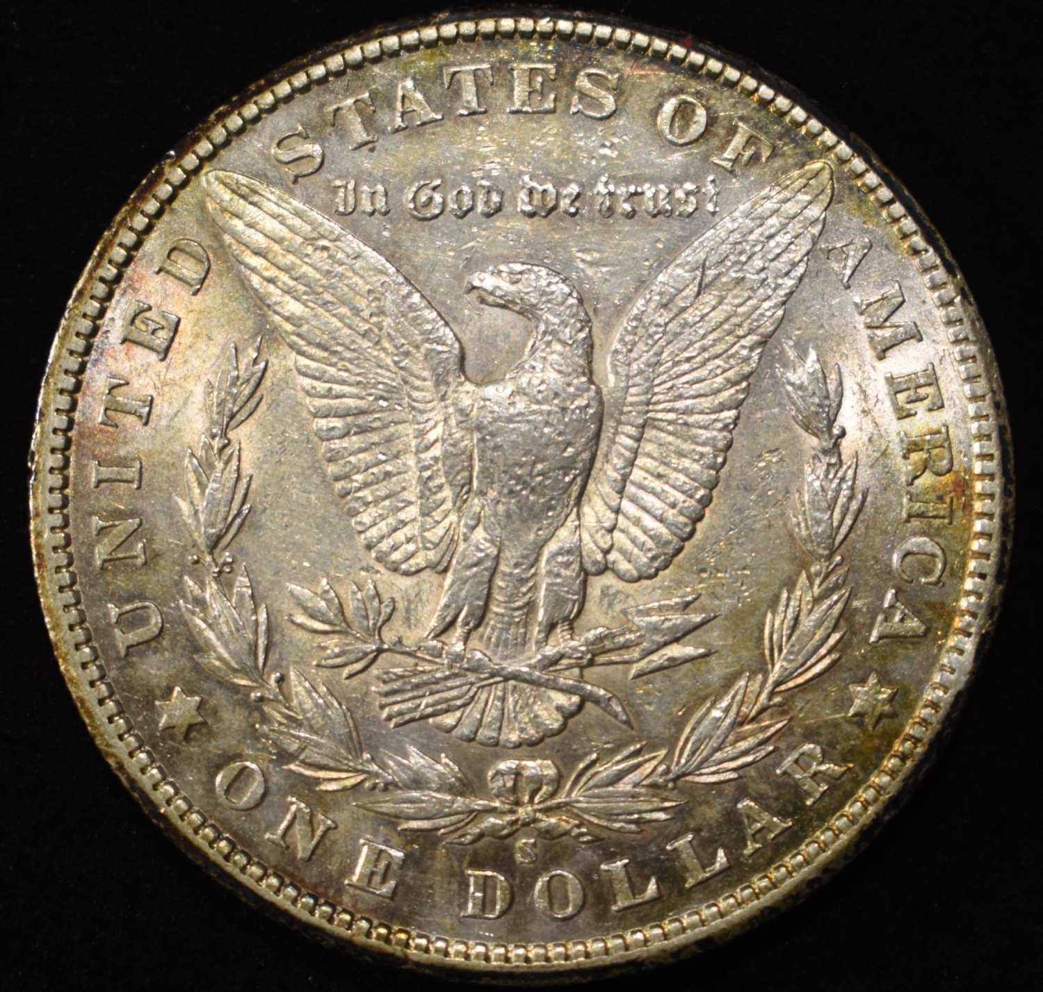 1901-S MORGAN DOLLAR AU/BU COLOR