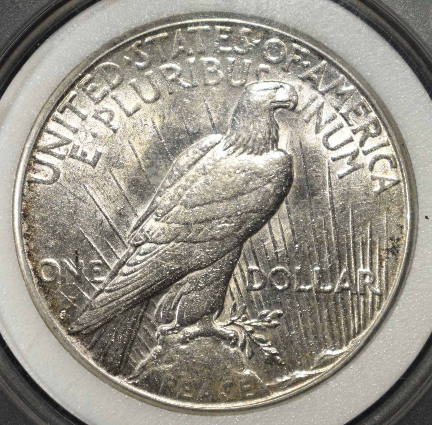 1923-S PEACE DOLLAR NAC SUPERB GEM BU