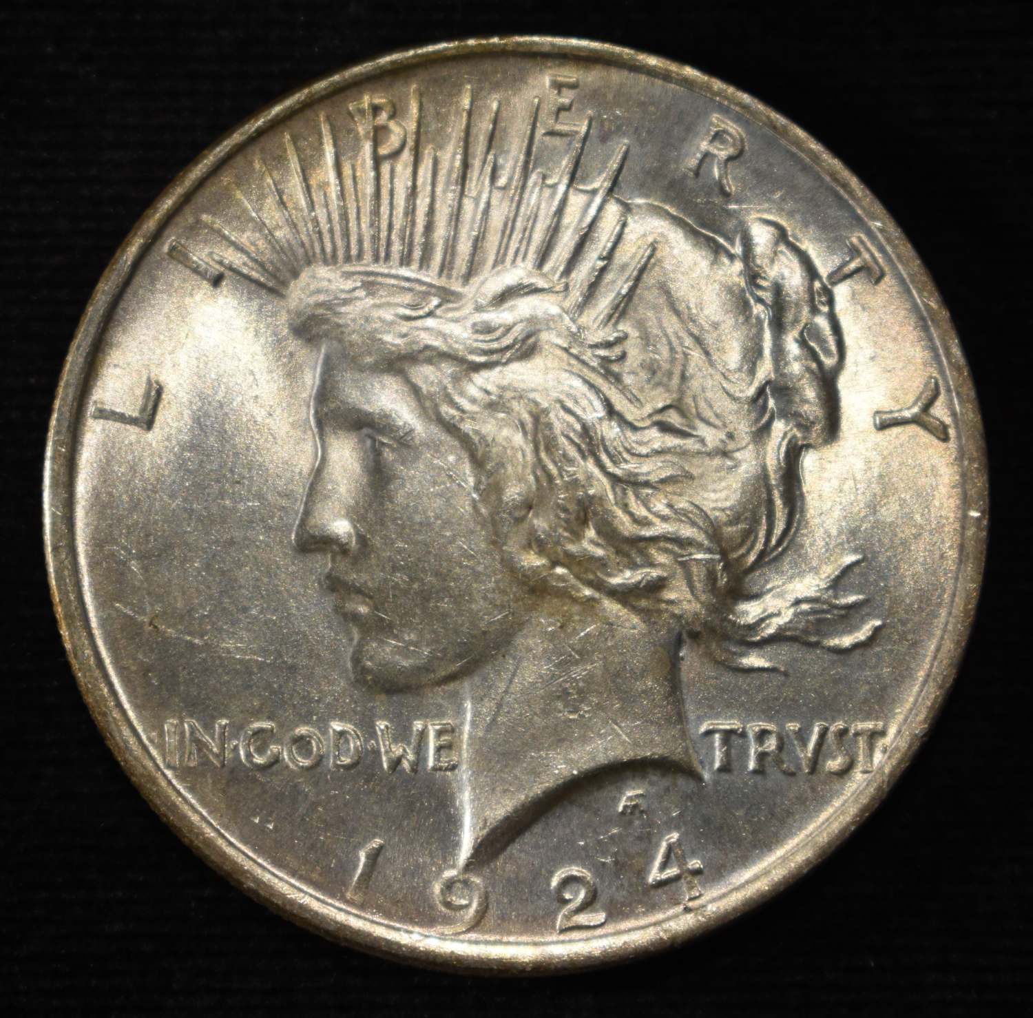 1924 PEACE DOLLAR CH BU