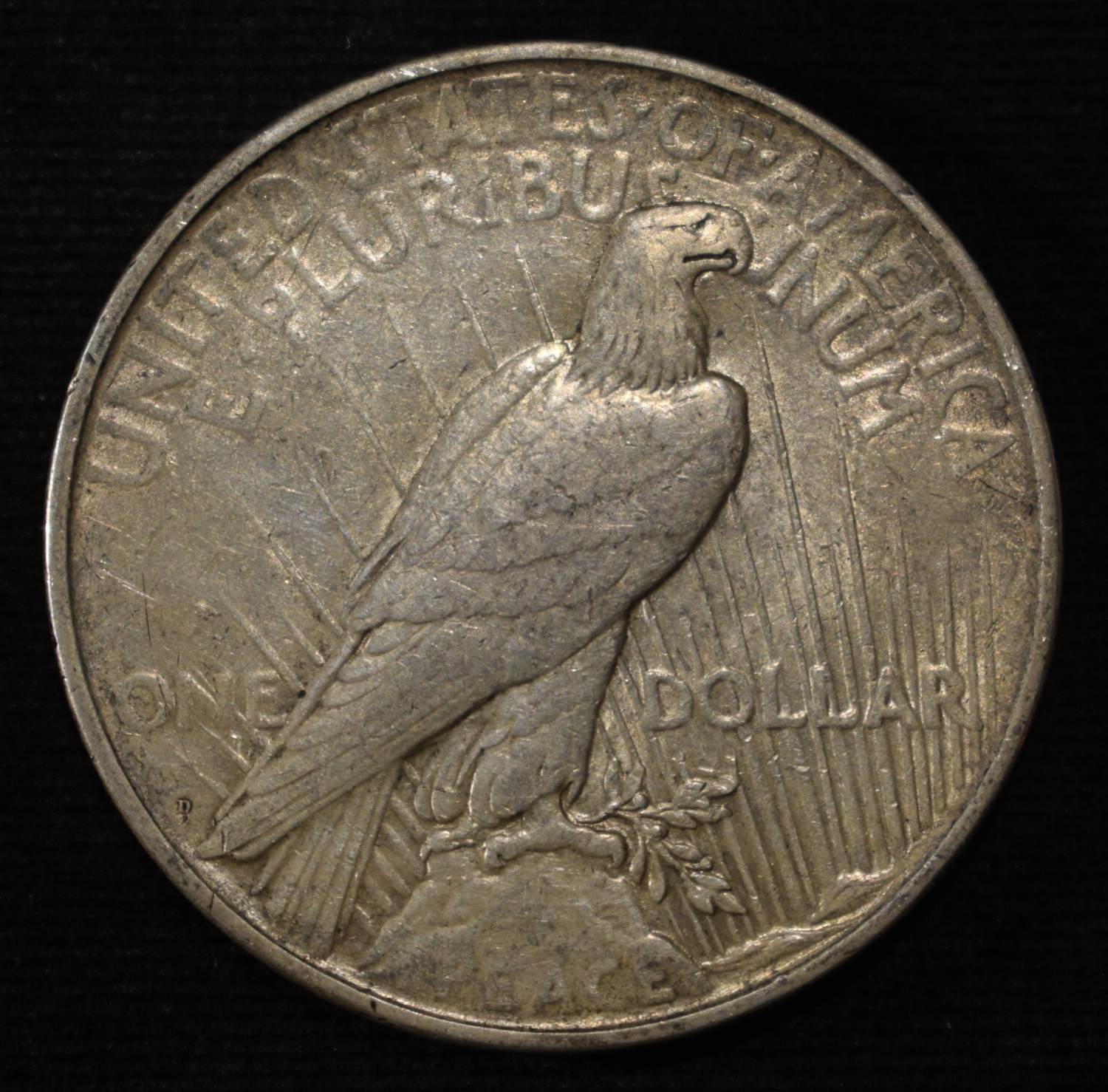 1927-D PEACE DOLLAR XF