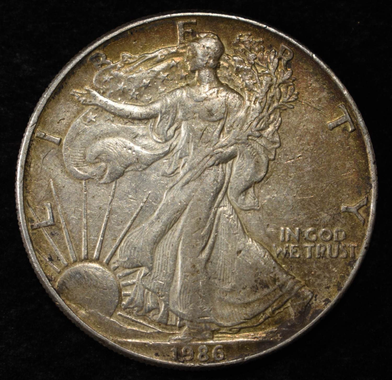 1986 AMERICAN SILVER EAGLE
