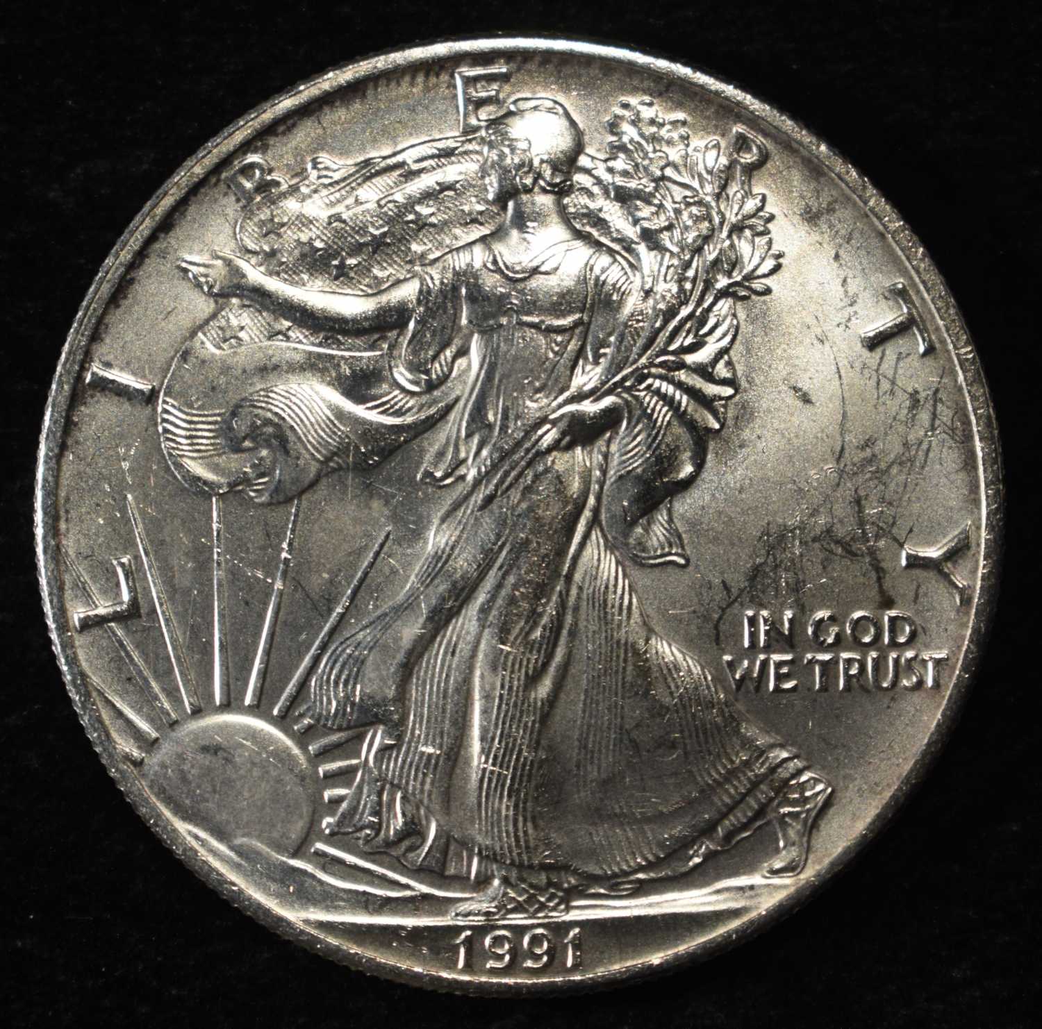 1991 AMERICAN SILVER EAGLE