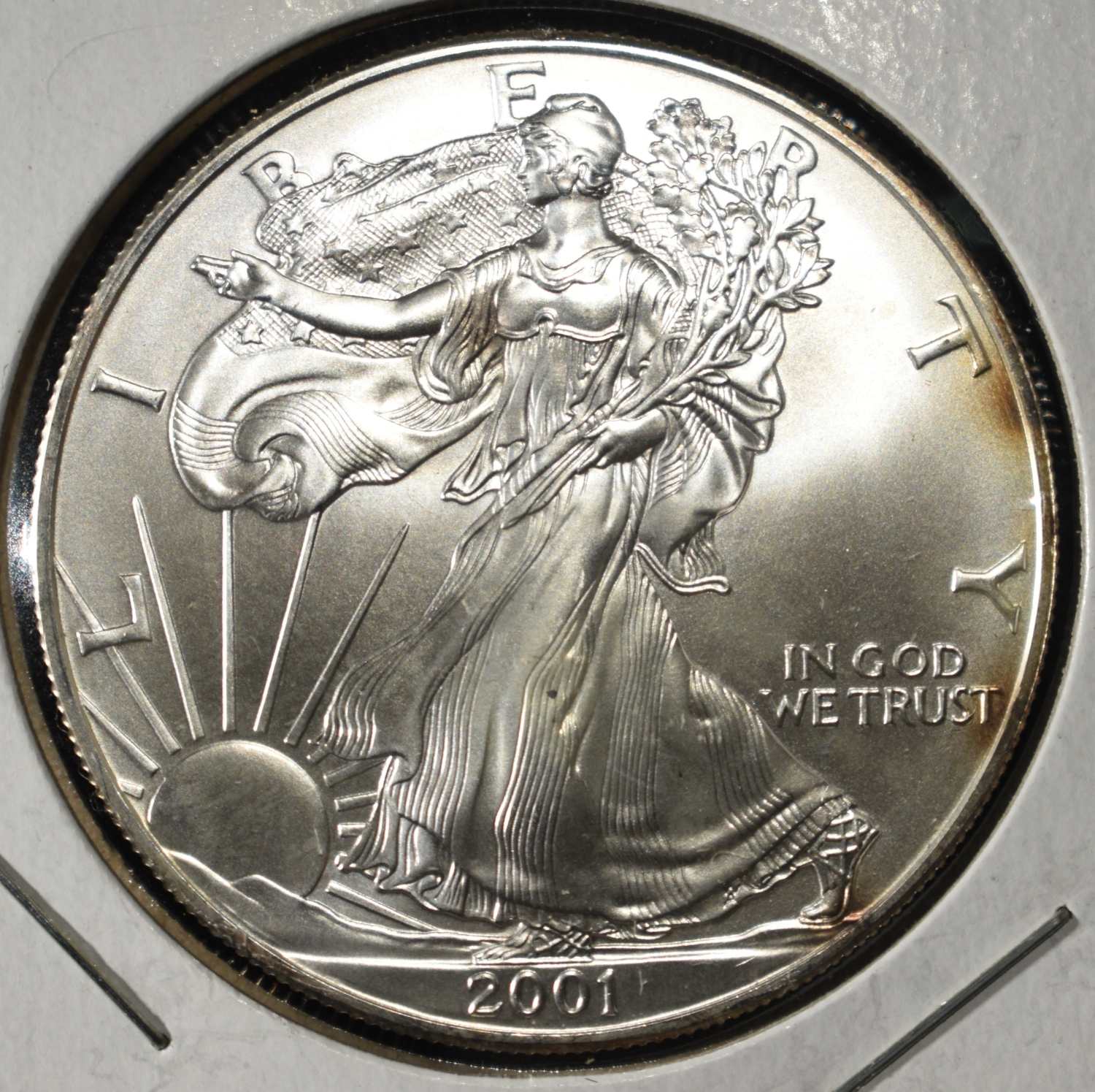 2001 AMERICAN SILVER EAGLE