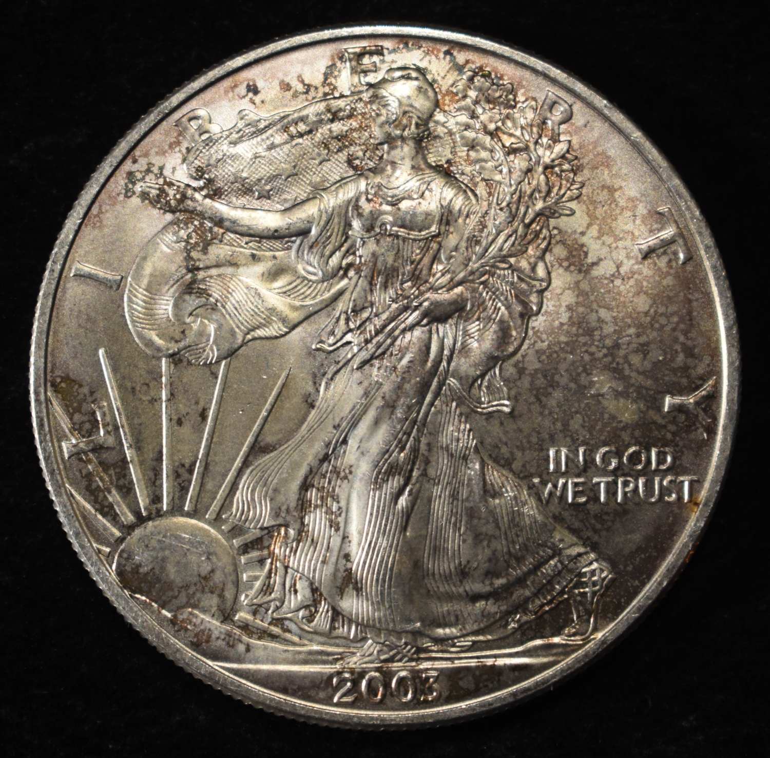 2003 AMERICAN SILVER EAGLE