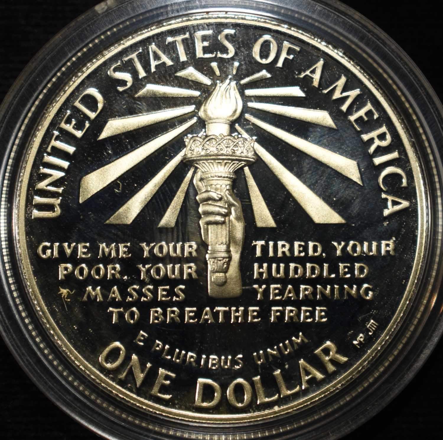 1986 $1 COMMEM STATUE OF LIBERTY