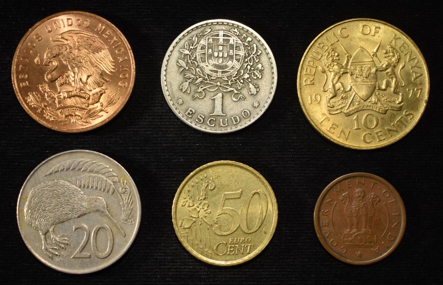 5 LB FORIGEN COINS NON- SILVER
