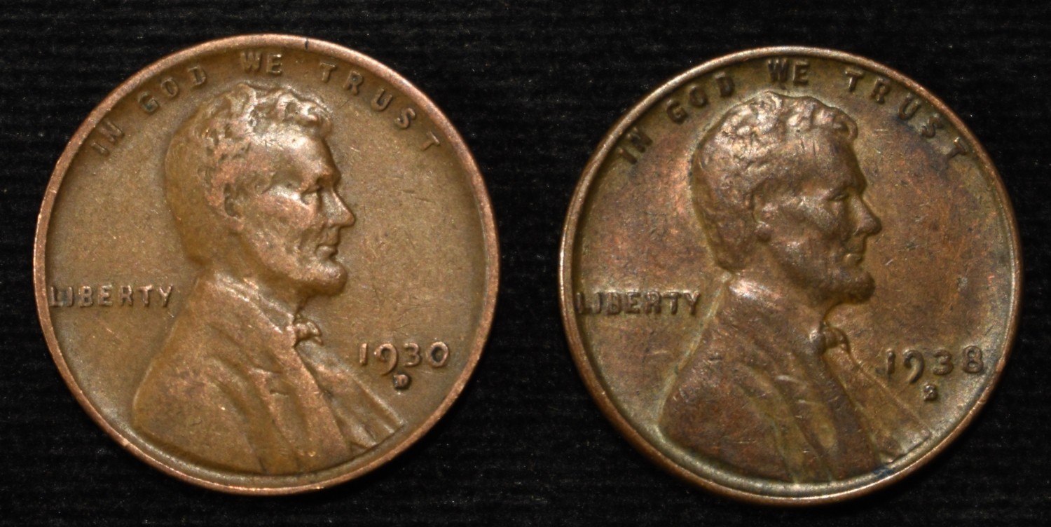 (500) WHEAT CENTS: MIXED DATES