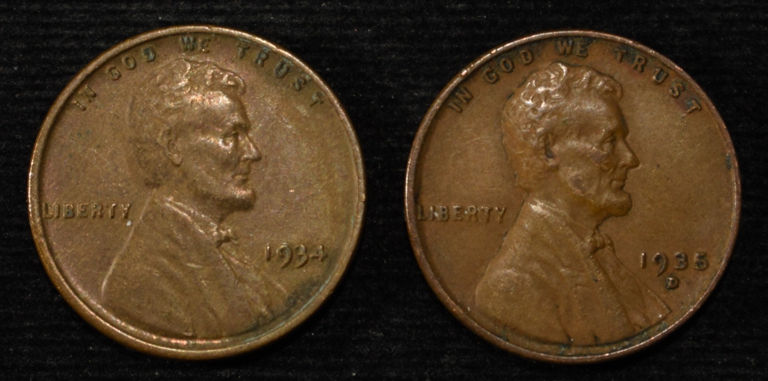 (250) WHEAT CENTS FROM THE 1930'S