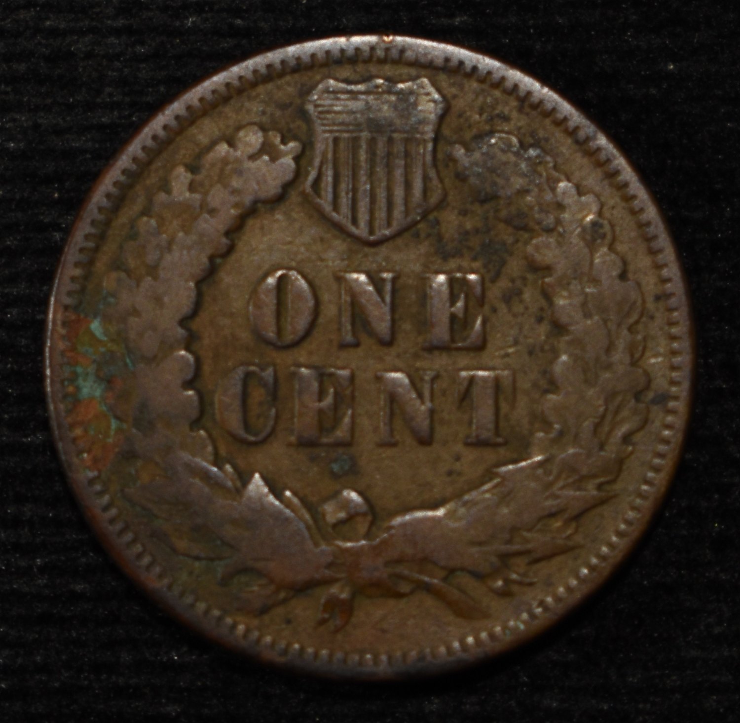 1876 INDIAN CENT FINE