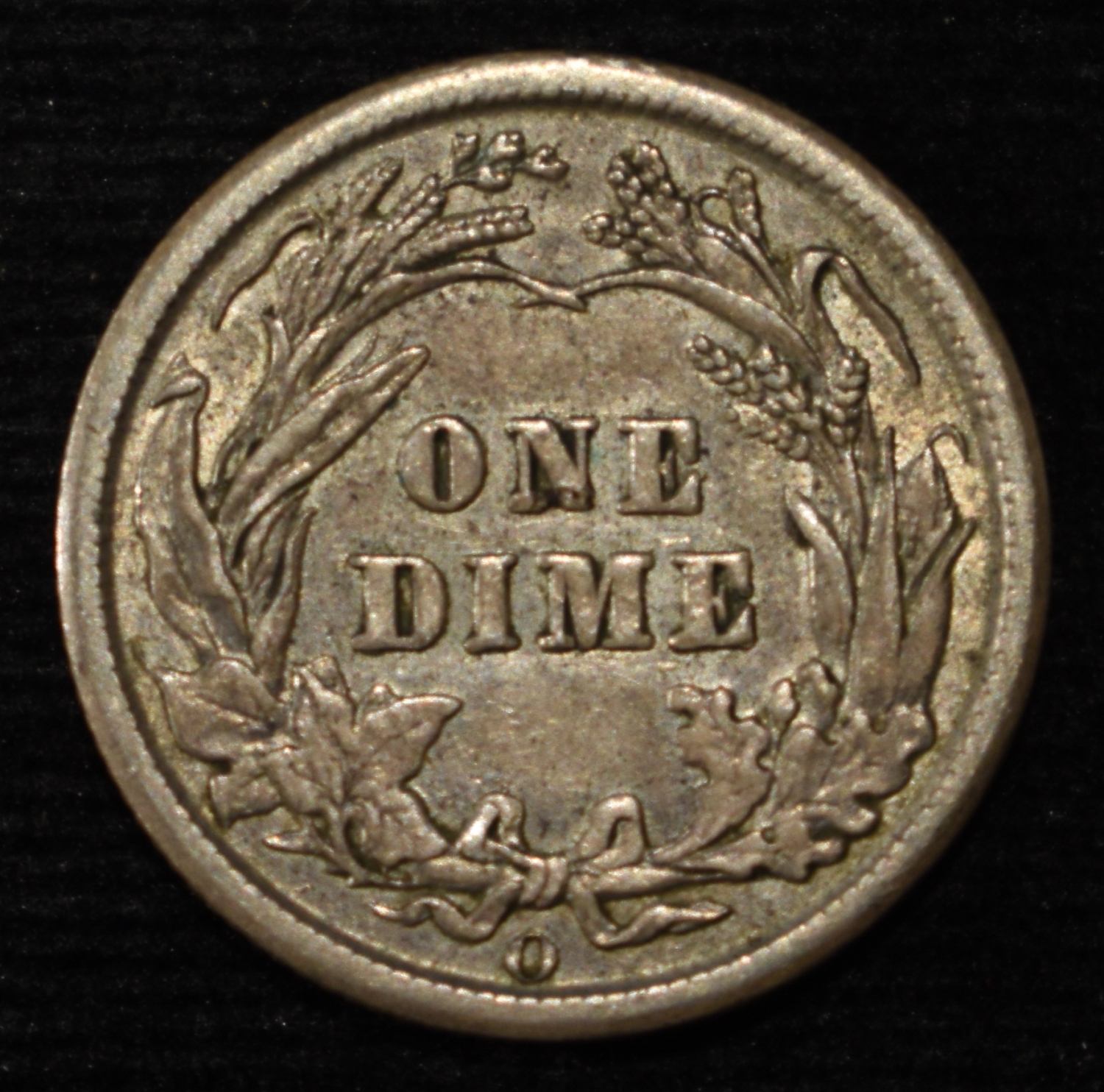 1907-O BARBER DIME CH AU