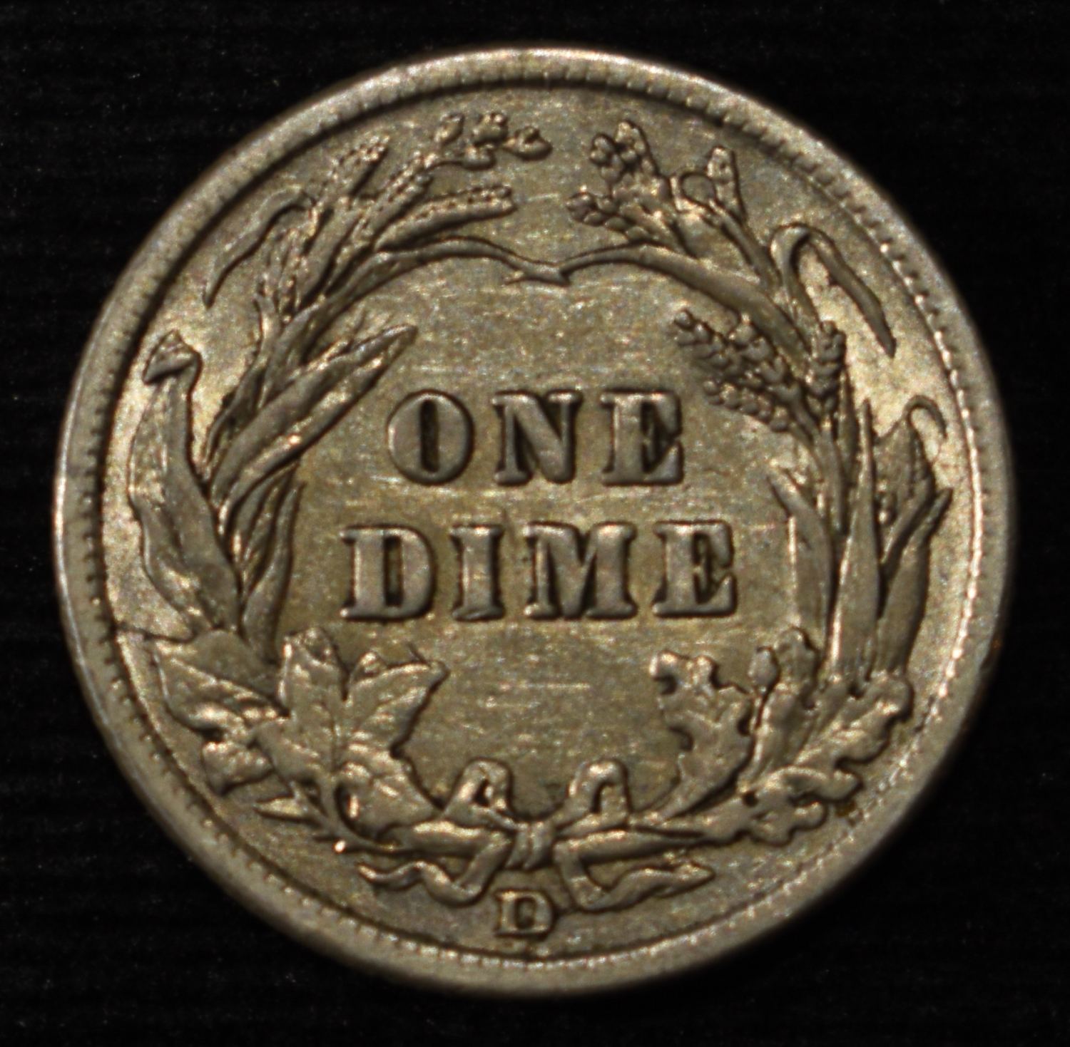 1914-D BARBER DIME CH AU