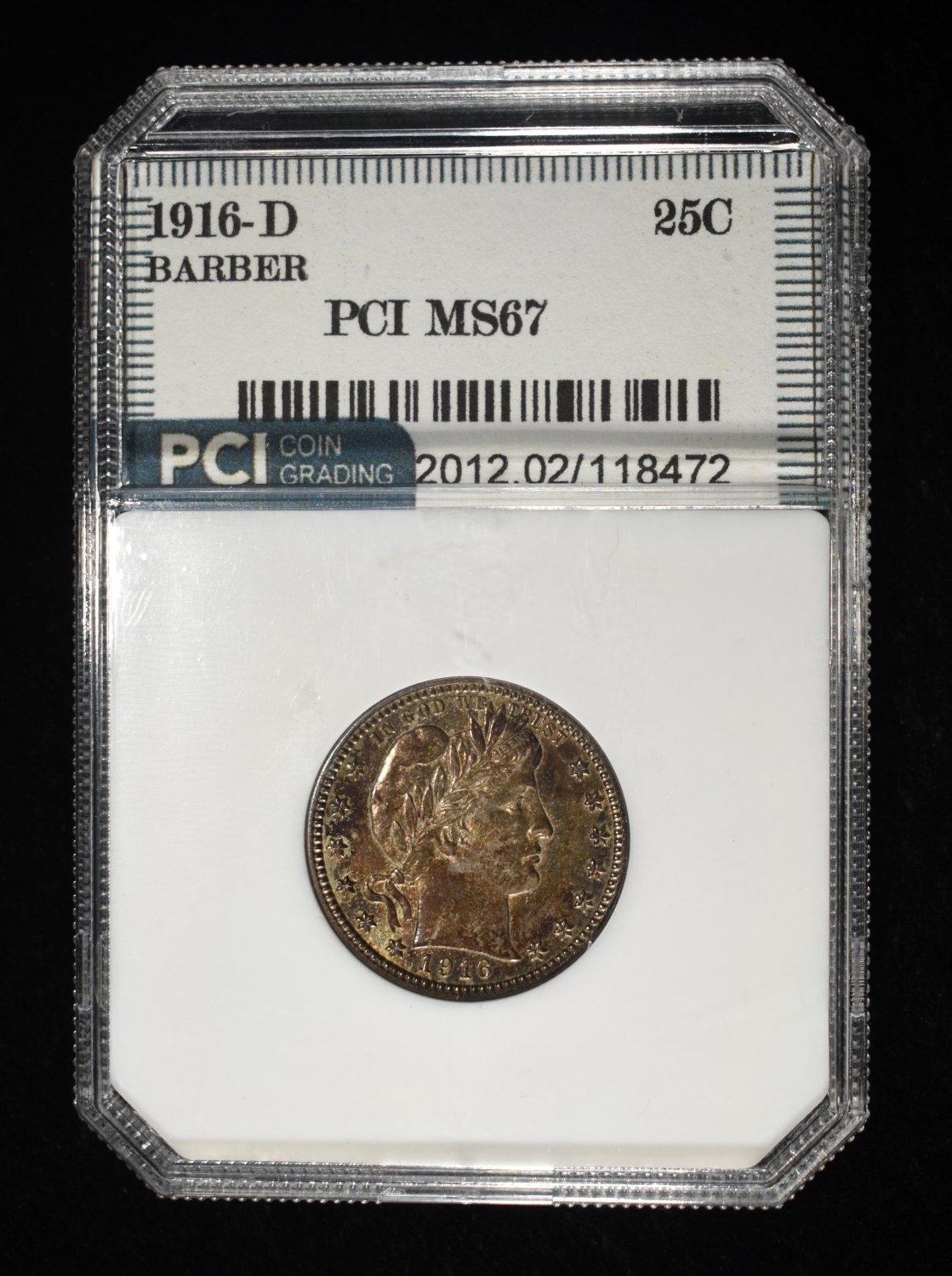 1916-D BARBER QUARTER PCI SUPERB GEM BU