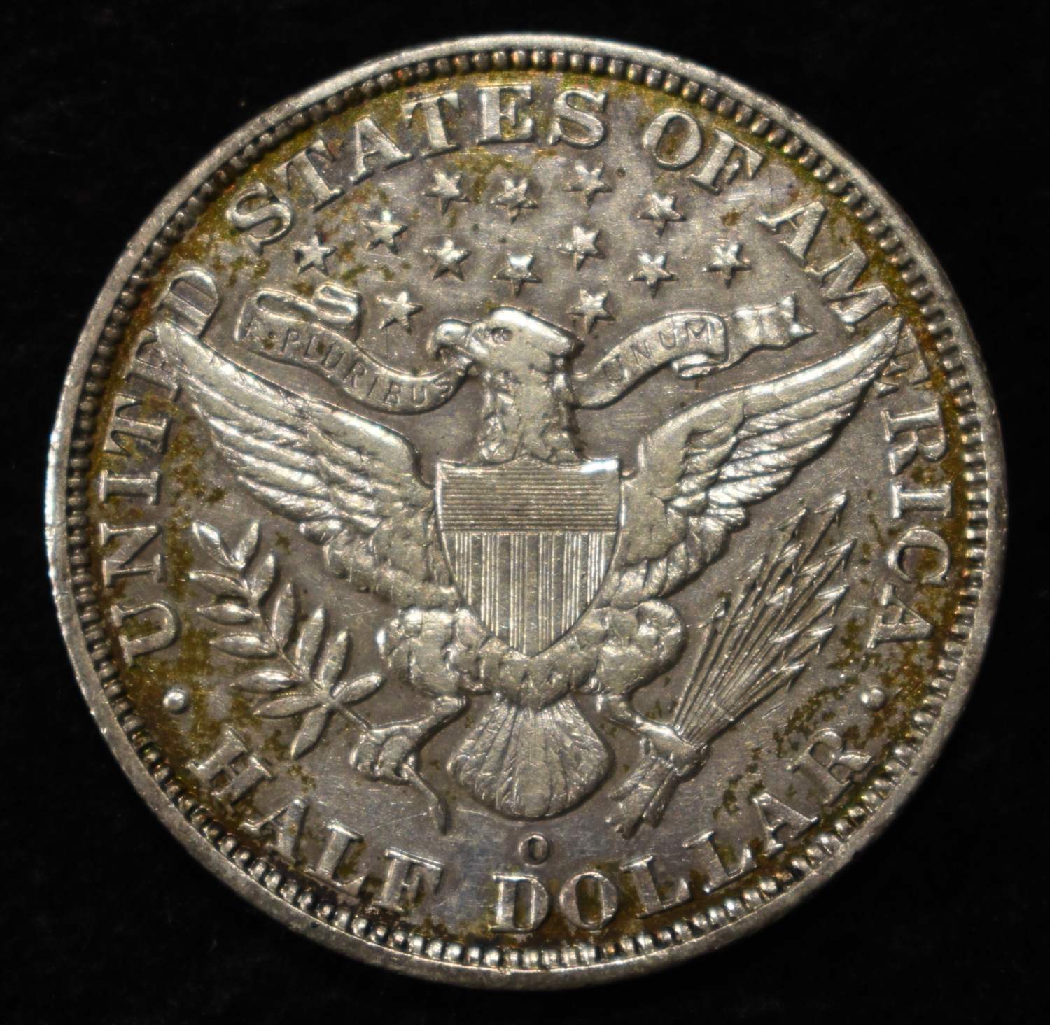 1892-O BARBER HALF DOLLAR AU/BU