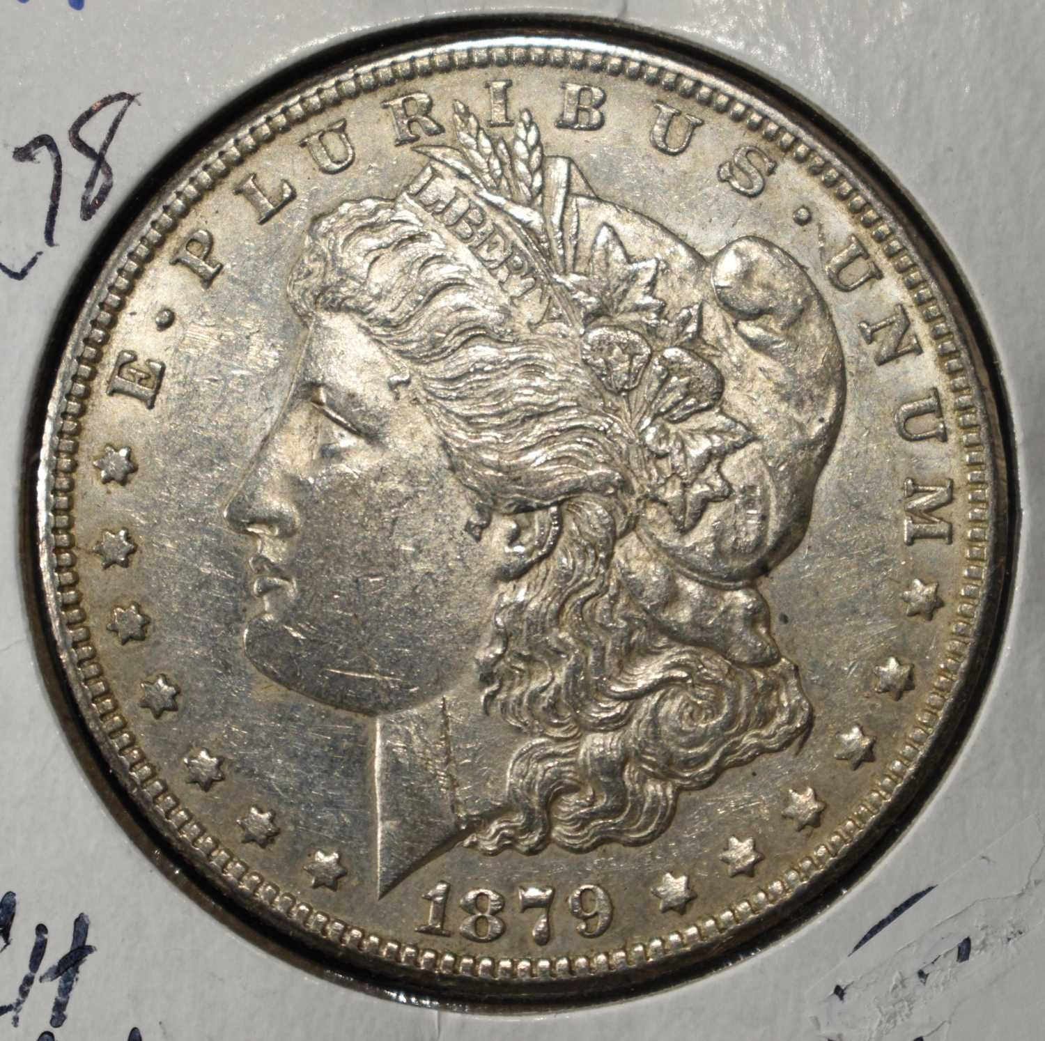 1879-S RV 78 MORGAN DOLLAR CH AU
