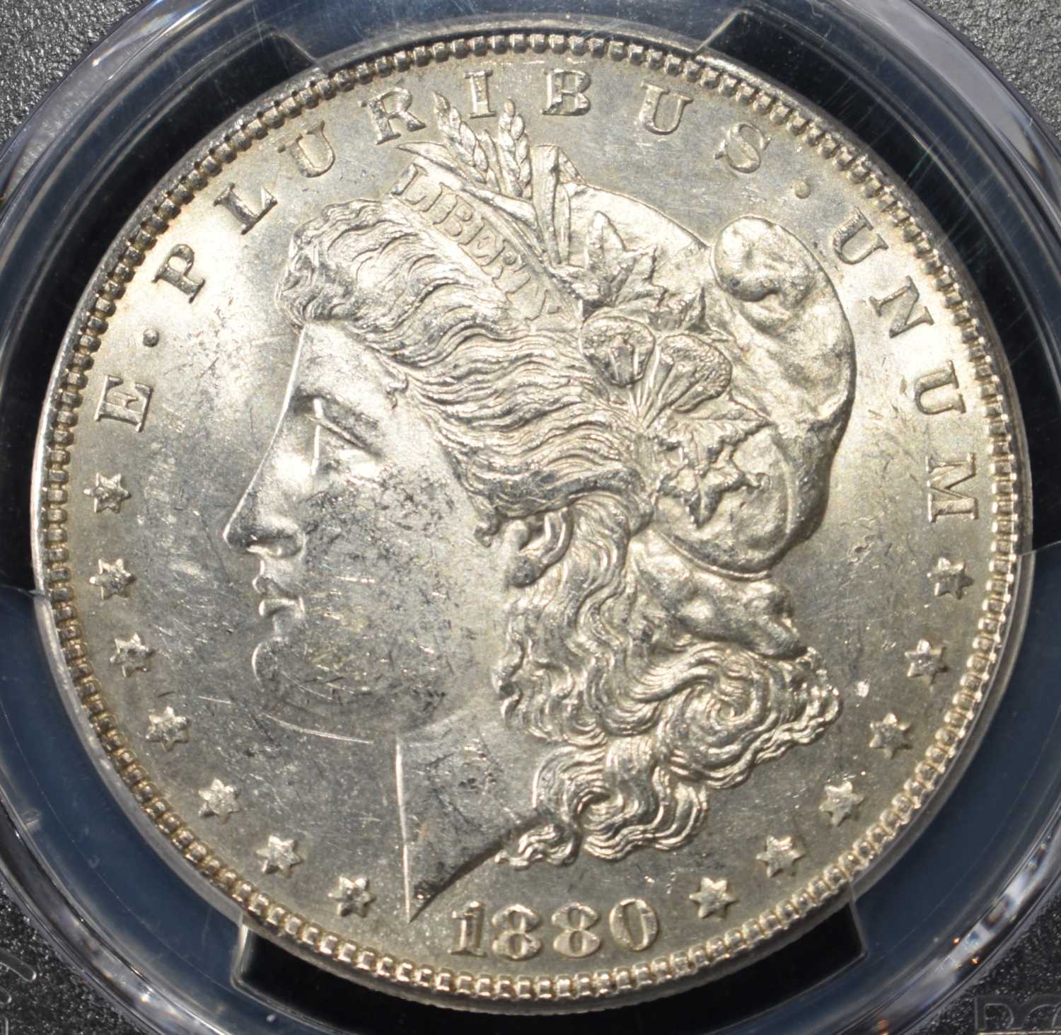 1880 MORGAN DOLLAR PCGS MS-61